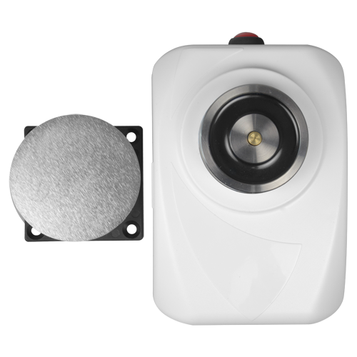 ADVANCED ADV-AXIS-RDH - Retenedor inalámbrico Advanced - Comunicación inalámbrica bidireccional - Hasta 200m de comunicación - Alimentación por baterías de lítio - Alta fuerza de retención - Monitoreo de puerta cerrada - imagen 1