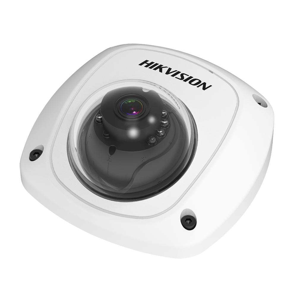 HIKVISION AE-VC211T-IRS(3.6mm) - Hikvision Cámara Minidomo Móvil - 1080p (1920x1080) | Lente 3.6 mm - Conector de aviación antivibración de 4 pines - Audio | Micrófono - IR Alcance 20 m - Apta para interior
