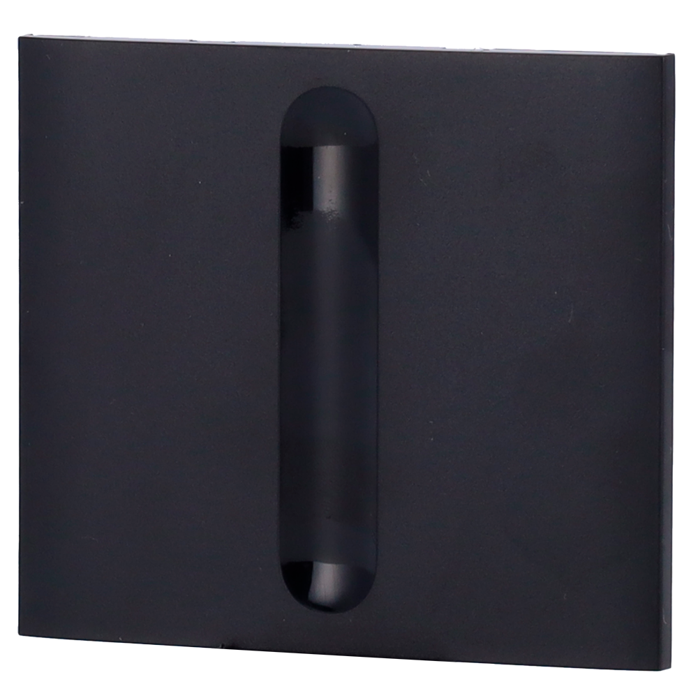 AJAX AJ-CENTERBUTTON-DIMMER-B-VERT - Panel táctil para interruptor de luz regulable - Compatible con AJ-LIGHTCORE-DIMMER-VERT - Retroiluminación LED - Panel táctil central sin contacto - Color negro - Ajax - LightSwitch CenterButton (Dimmer)Vertical - imagen 1