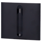 AJAX AJ-CENTERBUTTON-DIMMER-B-VERT - Panel táctil para interruptor de luz regulable - Compatible con AJ-LIGHTCORE-DIMMER-VERT - Retroiluminación LED - Panel táctil central sin contacto - Color negro - Ajax - LightSwitch CenterButton (Dimmer)Vertical - imagen 1