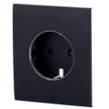 AJAX AJ-CENTERCOVER-B - Tapa central para enchufe básico tipo F - Compatible con AJ-OUTLETCORE-BASIC - Protección contra polvo, salpicaduras, objetos - Sin monitorizacion de consumo - Sin control remoto - Color negro - imagen 1