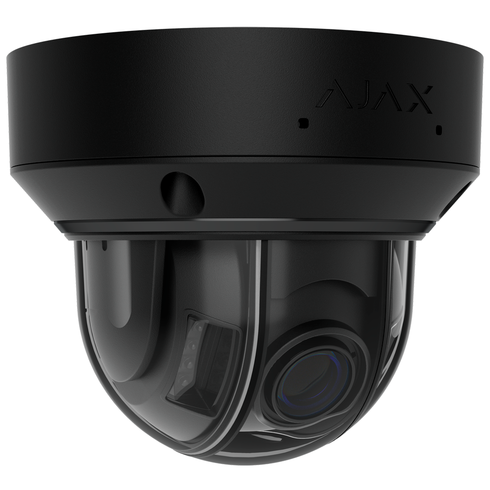 AJAX AJ-DOMECAM-5-HLVF-B - Cámara IP Domo 5 Mpx Ajax - 1/2.7" Progressive Scan CMOS - Lente varifocal motorizada 2.8~12 mm - IR 40m | Luz Blanca 25 m | MicroSD hasta 256GB - 120 dB TrueWDR | Detección de movimiento | IA - Grado de protección IP67, IK - imagen 1