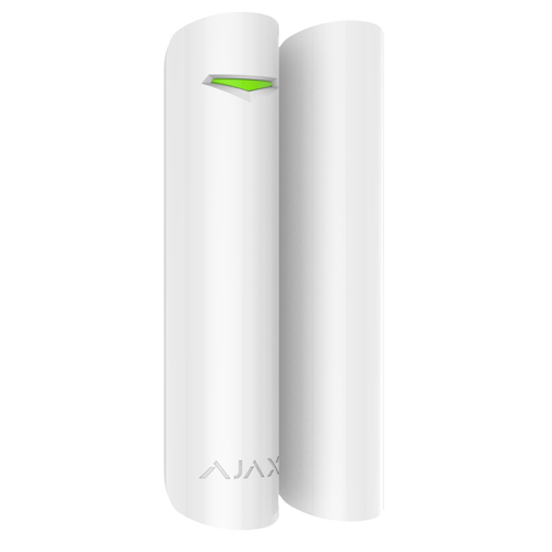 AJAX AJ-DOORPROTECTPLUS-W - Contacto magnético puerta/ventana - Grado 2 - Detector impacto e inclinación - Inalámbrico 868 MHz Jeweller - Entrada cableada / Tamper antisabotaje - Alcance hasta 1200 m - Alimentación 1 pila CR123A 3.0 V (incluida) - imagen 1