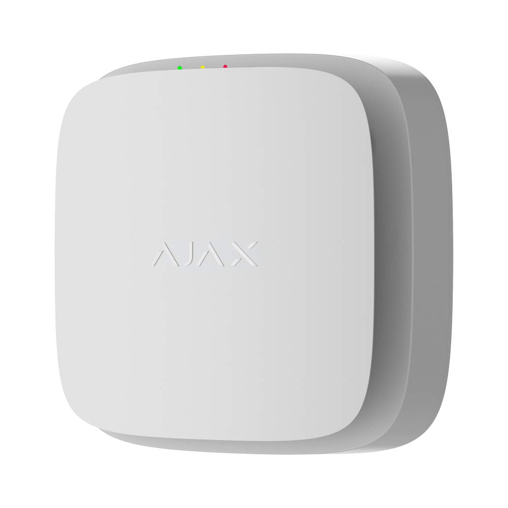 AJAX AJ-EN54-HEAT-SMOKE-W - Inalámbrico - Detector combinado de humo y temperatura - Detección de pérdida de conexión y antisabotaje - Control y configuración remotos en las apps Ajax - Posibilidad de sustituir las baterías - imagen 1