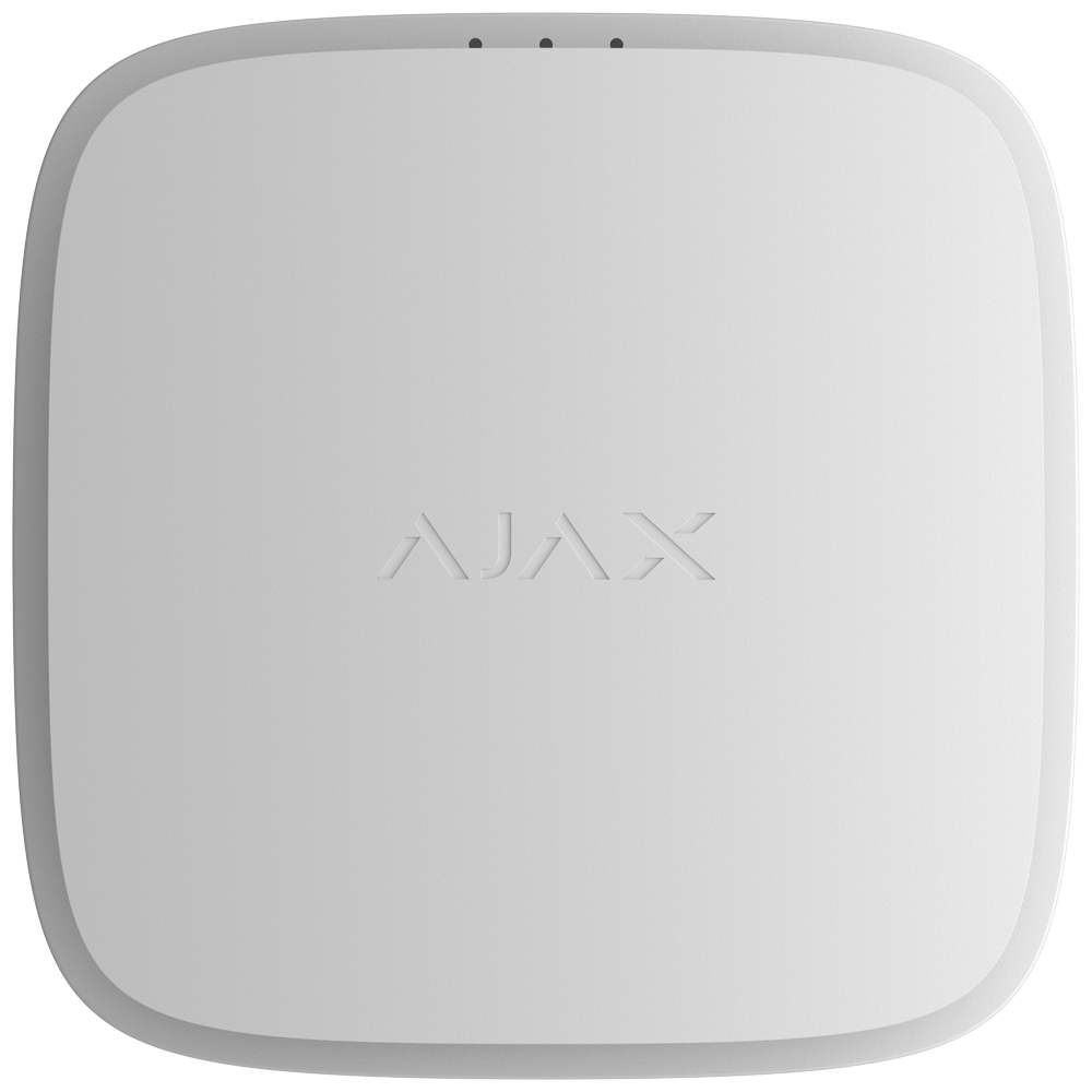 AJAX AJ-EN54-HEAT-SOUNDER-W - Detector térmico inalámbrico con sirena incluida - Temperatura fija y termovelocimétrico - Control y configuración remotos en las apps Ajax - Detección de pérdida de conexión - Posibilidad de sustituir las baterías - Interrup - imagen 1