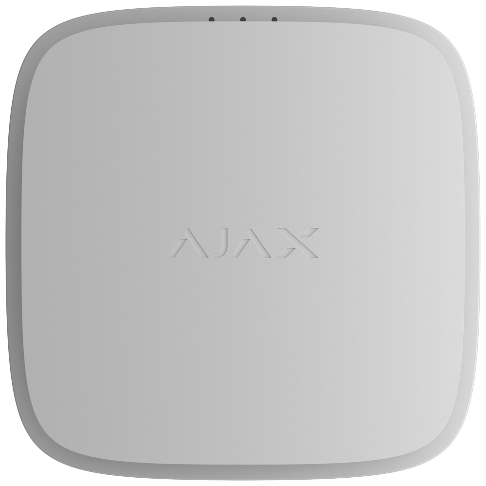 AJAX AJ-EN54-SMOKE-W - Inalámbrico - Sensor de humo óptico de doble espectro - Evita respuestas por vapor de agua - Detección de pérdida de conexión y antisabotaje - Control y configuración remotos en las apps Ajax - Posibilidad de sustituir las baterías - imagen 1