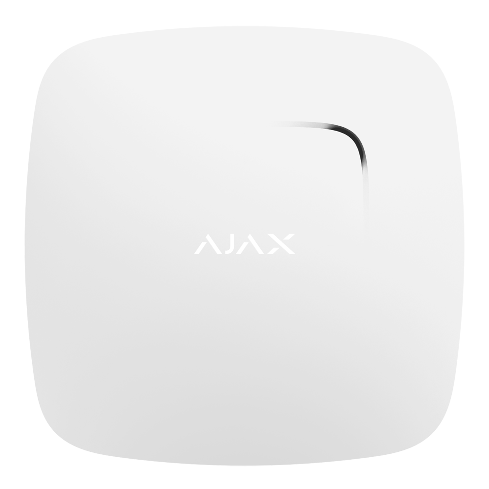 AJAX AJ-FIREPROTECT-W - Detector de humo - Sensor de temperatura - Inalámbrico 868 MHz Jeweller - Sirena 85 dB incorporada - Permite funcionamiento autónomo - Certificado EN 14604:2005 - imagen 1