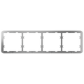 AJAX AJ-FRAME-4 - Marco para cuatro dispositivos - Compatible con 2 x AJ-SIDEBUTTON - Compatible con 2 x AJ-CENTERBUTTON - Ajax - LightSwitch Frame (4 seats) - imagen 1