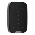 AJAX AJ-KEYPADPLUS-G3-B - Teclado con lector RFID - Grado 3 - Inalámbrico 868 MHz Superior Jeweller - Armado/desarmado total o por grupos - Códigos personales, generales y de invitado - Alcance vía radio hasta 3.000 m - Botón de emergencia integrado