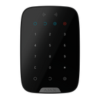AJAX AJ-KEYPADPLUS-S-B - Teclado con lector - Certificado NFA2P y grado 2 - Inalámbrico 868 MHz Jeweller - Armado, armado parcial, desarmado y emergencia - Códigos personales, generales y de invitado - Botón de pánico integrado - Hasta 4.5 años de vida út - imagen 1