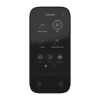 AJAX AJ-KEYPADTOUCHSCREEN-B - Teclado con pantalla táctil y RFID - Grado 2 - Inalámbrico 868 MHz Jeweller - Armado/desarmado total o por grupos - Control de los escenarios de automatización - Autenticación: códigos, lector RFID o Bluetooth - Notificacione - imagen 1