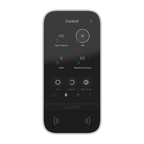 AJAX AJ-KEYPADTOUCHSCREEN-W - Teclado con pantalla táctil y RFID - Grado 2 - Inalámbrico 868 MHz Jeweller - Armado/desarmado total o por grupos - Control de los escenarios de automatización - Autenticación: códigos, lector RFID o Bluetooth - Notificacione - imagen 1