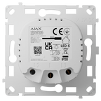 AJAX AJ-LIGHTCORE-DIMMER-VERT - Relé interruptor de luz inteligente regulable - Inalámbrico 868 MHz Jeweller - Alcance de comunicación hasta 900 m - Alimentación 230 V AC 50 Hz - Sin necesidad de cable neutro - Ajax - LightSwitch LightCore (Dimmer) Vertic - imagen 1