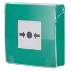 AJAX AJ-MANUALCALLPOINT-GREEN - Botón manual de alarma de incendio verde - Inalámbrico 868 MHz Jeweller - Botón alarma incendio o activador de escenarios - Compatible con función de alarma interconectada - Transmisión de alarmas a CRA (configurable) - Ali - imagen 1