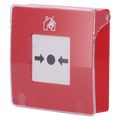 AJAX AJ-MANUALCALLPOINT-RED - Botón manual de alarma de incendio rojo - Certificación EN 54 - Botón alarma incendio o activador de escenarios - Compatible con función de alarma interconectada - Transmisión de alarmas a CRA - Alimentación 2 pilas CR123A - imagen 1