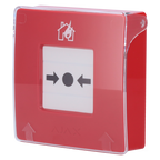 AJAX AJ-MANUALCALLPOINT-RED - Botón manual de alarma de incendio rojo - Certificación EN 54 - Botón alarma incendio o activador de escenarios - Compatible con función de alarma interconectada - Transmisión de alarmas a CRA - Alimentación 2 pilas CR123A - imagen 1