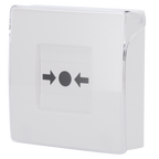 AJAX AJ-MANUALCALLPOINT-WHITE - Botón manual de alarma de incendio blanco - Inalámbrico 868 MHz Jeweller - Botón alarma incendio o activador de escenarios - Compatible con función de alarma interconectada - Transmisión de alarmas a CRA (configurable) - Al - imagen 1