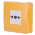 AJAX AJ-MANUALCALLPOINT-YELLOW - Botón manual de alarma de incendio amarillo - Inalámbrico 868 MHz Jeweller - Botón alarma incendio o activador de escenarios - Compatible con función de alarma interconectada - Transmisión de alarmas a CRA (configurable) - imagen 1