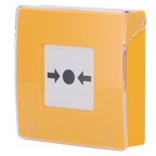 AJAX AJ-MANUALCALLPOINT-YELLOW - Botón manual de alarma de incendio amarillo - Inalámbrico 868 MHz Jeweller - Botón alarma incendio o activador de escenarios - Compatible con función de alarma interconectada - Transmisión de alarmas a CRA (configurable) - imagen 1