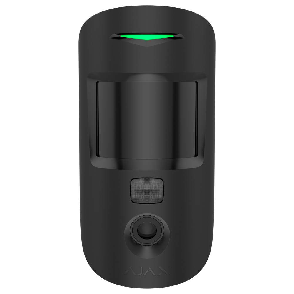 AJAX AJ-MOTIONCAM-HDR-B - Fotodetector - Grado 2 - Sustituye a AJ-MOTIONCAM-B - Tecnología HDR - Envío de imágenes hasta VGA (640x480) - Hasta 5 imágenes por detección - Antimascotas / Rango de detección 12 m - imagen 1