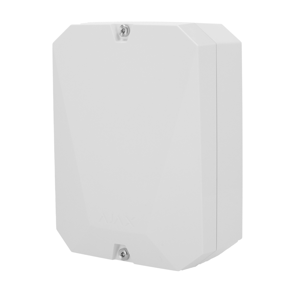 AJAX AJ-MULTITRANSMITTER-3EOL-W-NF - Expansor vía radio - Certificado NFA2P y Grado 2 - Expansor de zonas cableadas vía radio - Inalámbrico 868 MHz Jeweller - Hasta 18 Entradas cableadas de alarma y tamper - Alarma configurable NC, NO, EOL, 2EOL, 3EOL - D - imagen 1