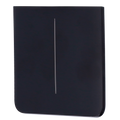 AJAX AJ-SIDEBUTTON-2G-B-VERT - Panel táctil para interruptor de luz doble - Compatible con AJ-LIGHTCORE-2G-VERT - Retroiluminación LED - Panel táctil lateral sin contacto - Color negro - Ajax - LightSwitch SideButton Vertical - imagen 1