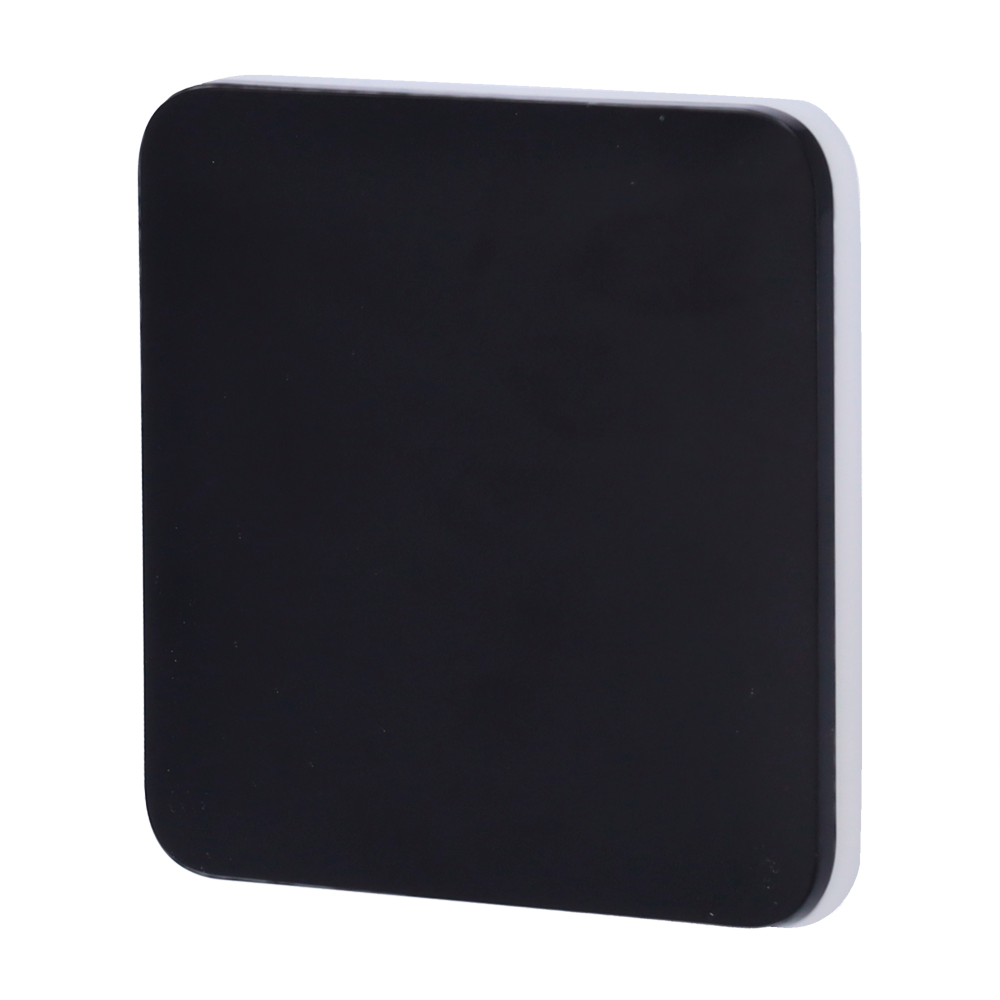 AJAX AJ-SOLOBUTTON-1G2W-B - Panel táctil para un interruptor de luz - Compatible AJ-LIGHTCORE-1G / -2W - Retroiluminación LED - Panel táctil sin contacto - Color negro - Ajax - LightSwitch SoloButton - imagen 1