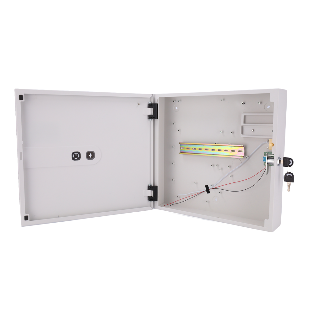 AKUVOX AK-A095S-METALBOX - Caja para controladora - Compatible con controladoras AK-A095S - Tamper de apertura - Cierre con llave - Carril DIN | Espacio para batería - Apta para cualquier instalación - imagen 1