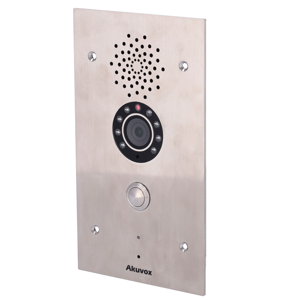 AKUVOX AK-E21V - Videoportero IP antivandálico IK10 - Cámara 2 Mpx | Audio bidireccional - 2 relés | PoE, SIP estándar - Interfono de emergencia - Mantenimiento Cloud - Conexión de monitor y placas a través de Cloud - imagen 1