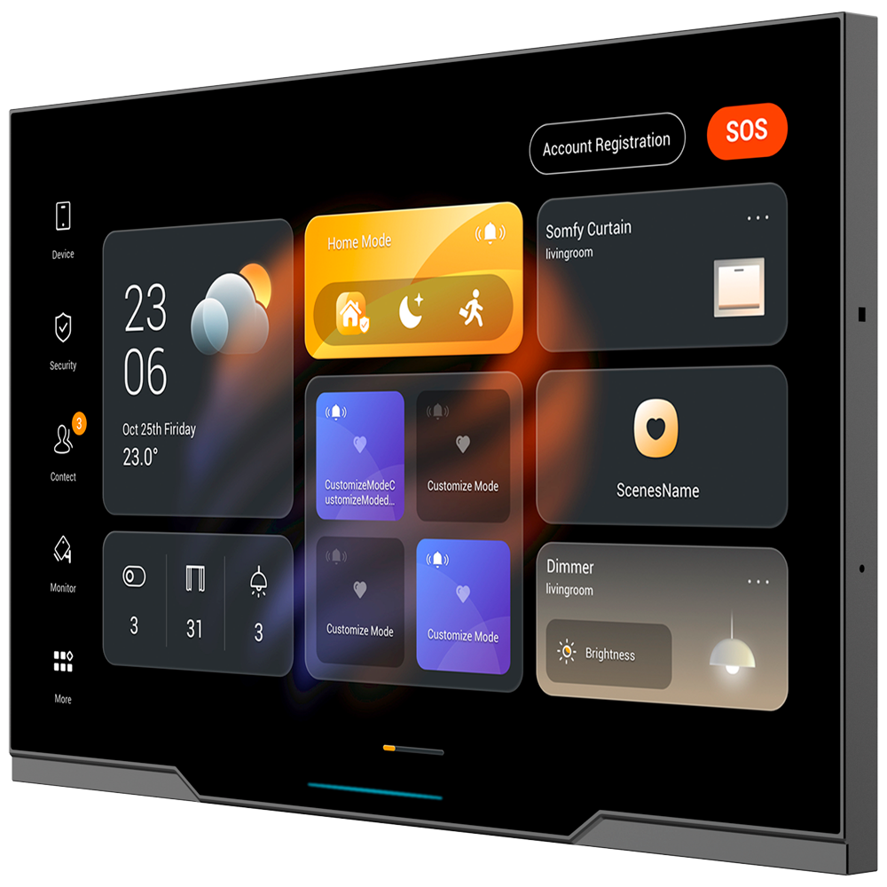 AKUVOX AK-PH81-POE-ST - Monitor Android 12.0 para domótica - Pantalla TFT de 10" | Aplicaciones de terceros - Audio bidireccional | Monitor de videoportero - TCP/IP, PoE, WiFi, Bluetooth, ZigBee, SIP - Sensores ambientales | 2 relés - Conexión a trav - imagen 1