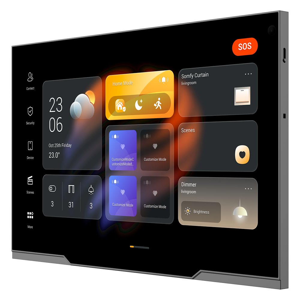 AKUVOX AK-PHX1-KNX-EU - Monitor Android 12.0 para domótica - Pantalla TFT de 12" | Aplicaciones de terceros - Audio bidireccional | Monitor de videoportero - TCP/IP, WiFi, Bluetooth, ZigBee, KNX, SIP - Sensores ambientales | 2 relés - Conexión a trav - imagen 1