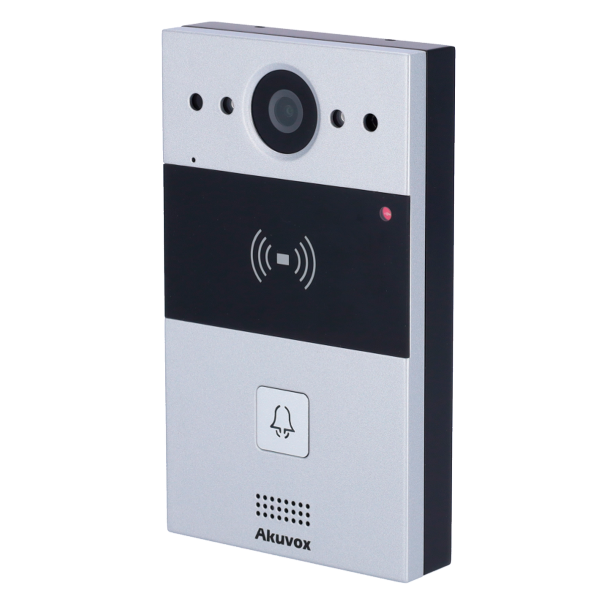 AKUVOX AK-R20A - Videoportero IP en superficie - Cámara 2 Mpx | Audio bidireccional - Apertura con tarjeta EM/MF y NFC | 2 relés - PoE, SIP estándar - Mantenimiento Cloud - Conexión a través de Cloud | Salida 12V - imagen 1