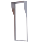 AKUVOX AK-R29-RAINCOVER-F - Cubierta para videoportero - Específica para Akuvox AK-R29S - Medidas: 330 (Al) x 132 (An) x 45 (Fo) mm - Fabricada en acero galvanizado - Visera para lluvia - Montaje encastrado - imagen 1