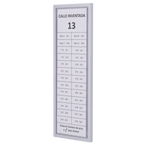 AKUVOX AK-S532-INFOMODULE - Módulo informativo - Personalizable - Compatible con AK-S532 - Montaje en superficie o encastrado - Fabricado en aluminio y metacrilato - imagen 1
