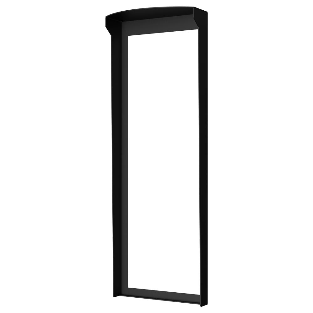 AKUVOX AK-S532-RAINCOVER-F - Cubierta para videoportero - Específica para Akuvox AK-S532 - Medidas: 312 (Al) x 110 (An) x 53 (Fo) mm - Fabricada en acero galvanizado - Visera para lluvia - Montaje encastrado - imagen 1