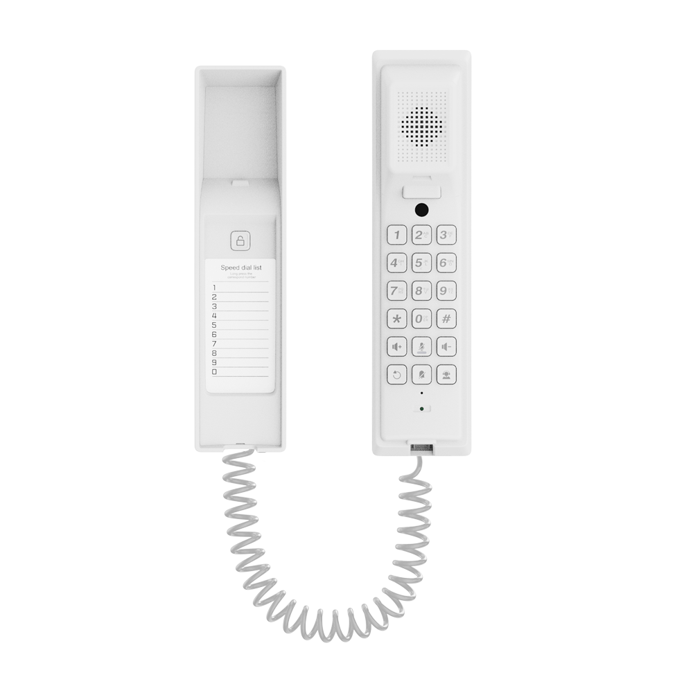 AKUVOX AK-S560-WHITE - Telefonillo para videoportero - LED de estado y teclas de función - Audio bidireccional Crystal Clear - TCP/IP, PoE, SIP estándar - Mantenimiento a través de Cloud - Conexión de equipos a través de Cloud - imagen 1