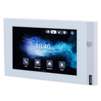 AKUVOX AK-S562-S-WHITE - Monitor Linux para videoportero - Pantalla IPS de 7" | Montaje en superficie - Audio bidireccional Crystal Clear | Easy UI - TCP/IP, PoE, SIP estándar - Mantenimiento a través de Cloud - Conexión de monitor y placas a través - imagen 1