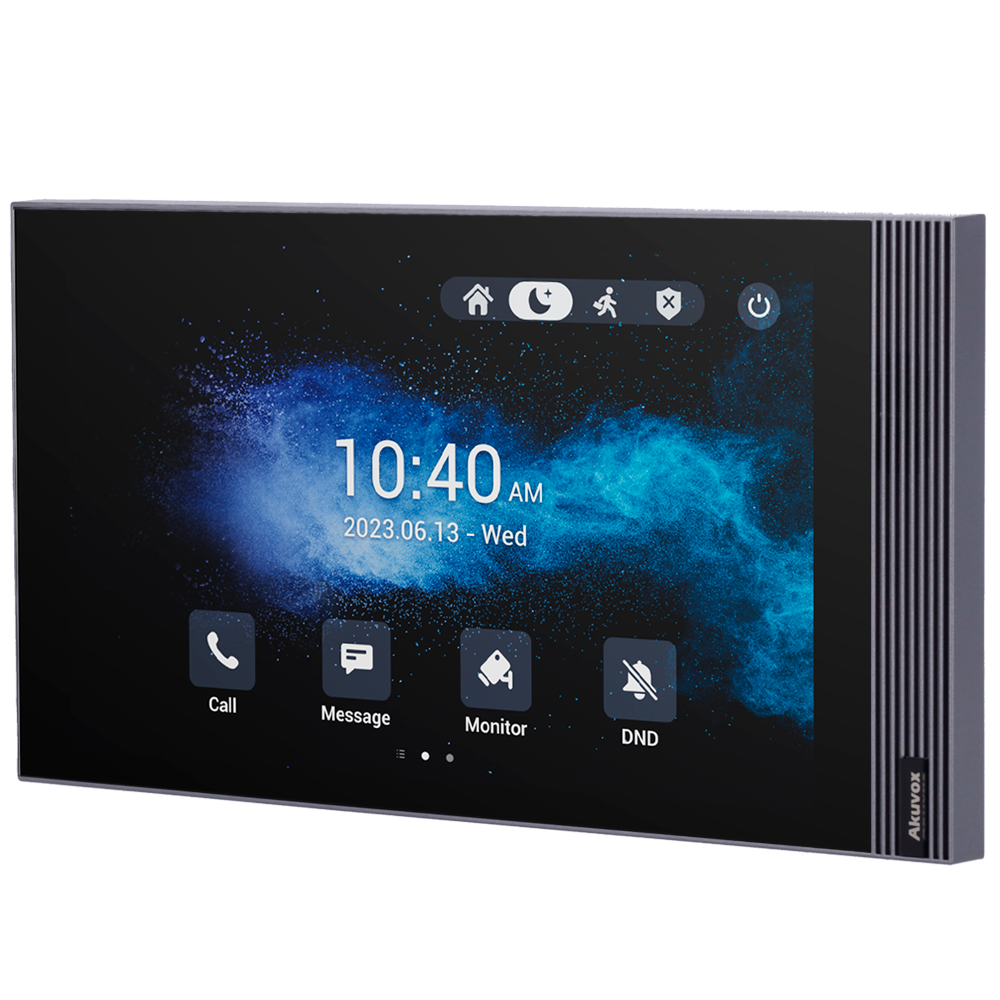 AKUVOX AK-S562W-S - Monitor Linux para videoportero - Pantalla IPS de 7" | Montaje en superficie - Audio bidireccional Crystal Clear | Easy UI - TCP/IP, PoE, WiFi, SIP estándar - Mantenimiento a través de Cloud - Conexión de monitor y placas a través - imagen 1