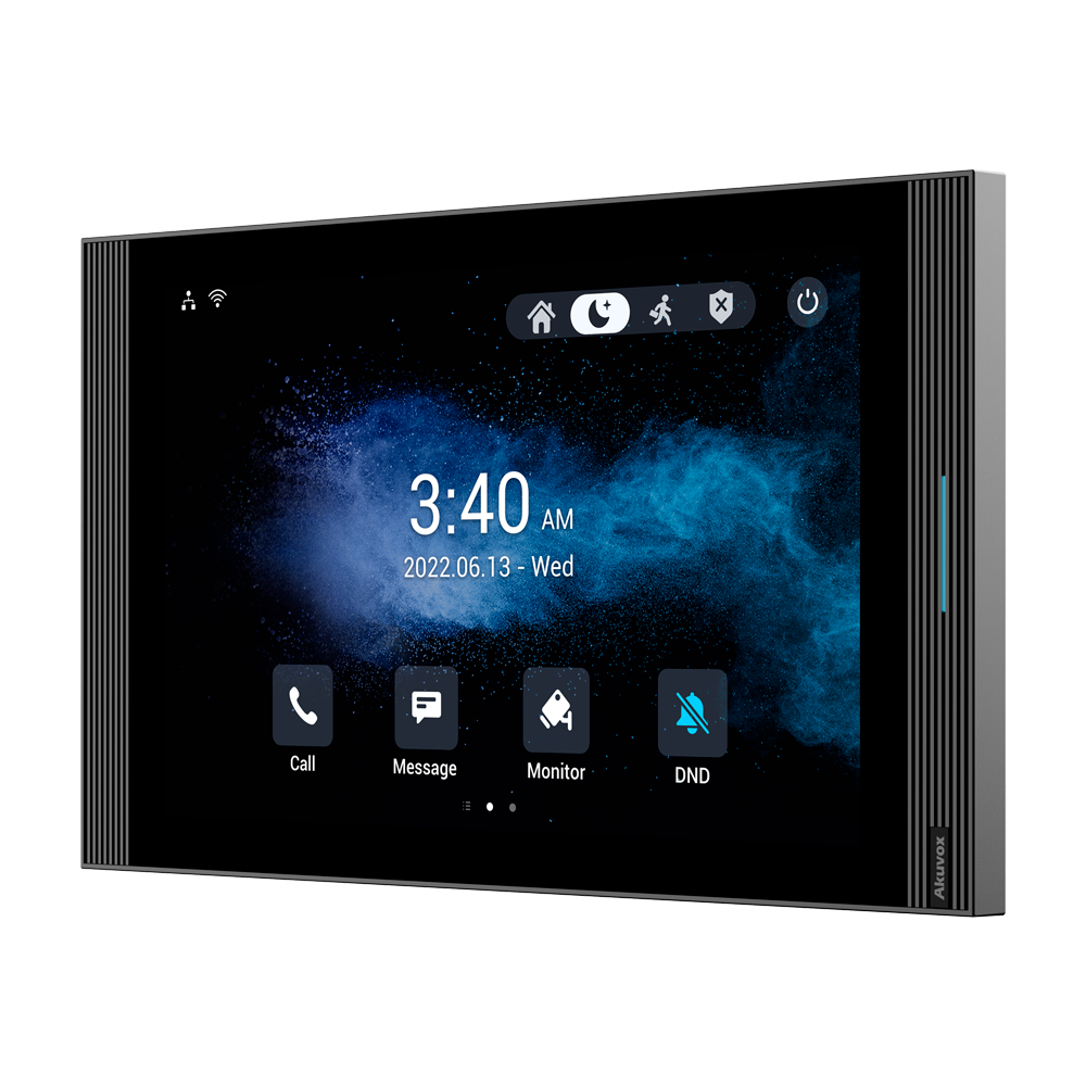AKUVOX AK-S567A - Monitor Android 12.0 para videoportero - Pantalla IPS de 10" - Audio bidireccional Crystal Clear | Easy UI - TCP/IP, PoE, SIP estándar - Mantenimiento Cloud | APPs de terceros - Conexión a través de Cloud | Cámara integrada - imagen 1