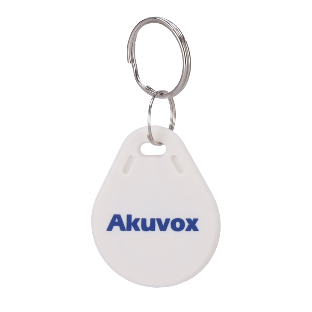 AKUVOX AK-TAG-MF-P - Llavero TAG de proximidad numerado - ID por radiofrecuencia - MF pasivo | Color blanco - Alta frecuencia 13.56 MHz - Dimensiones: 58 (Al) x 27 (An) mm - imagen 1