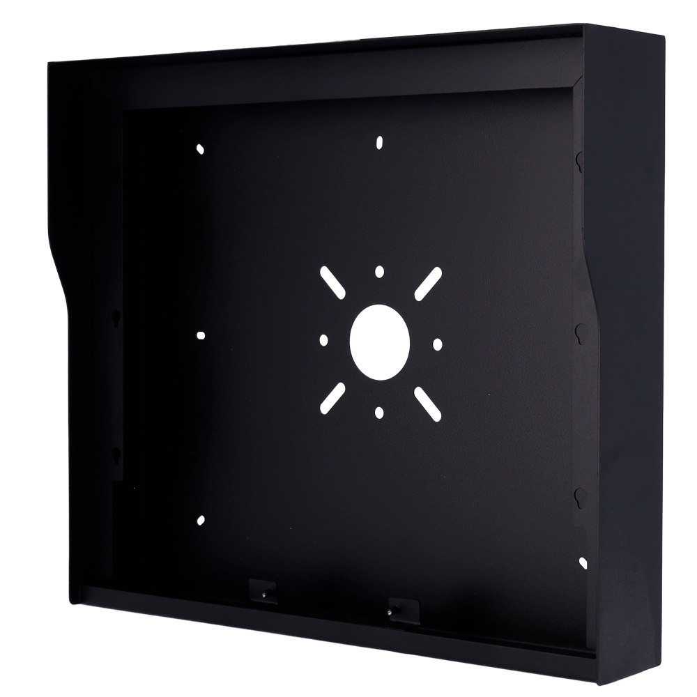 AKUVOX AK-X916-RAINCOVER-S - Soporte para videoportero con visera - Específico para Akuvox AK-X916S-L - Medidas: 347 (Al) x 390 (An) x 89 (Fo) mm - Fabricado en acero galvanizado - Montaje en superficie - Fácil instalación - imagen 1