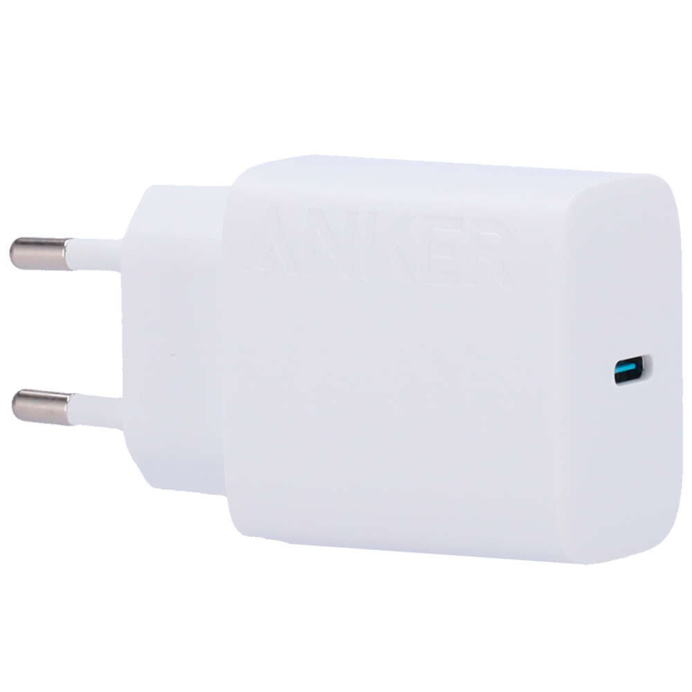 ANKER ANK-234-WCHARGER-20W1C-W - Anker - Cargador USB - Potencia 20W - Carga rápida - Salida USB-C - Color blanco - imagen 1