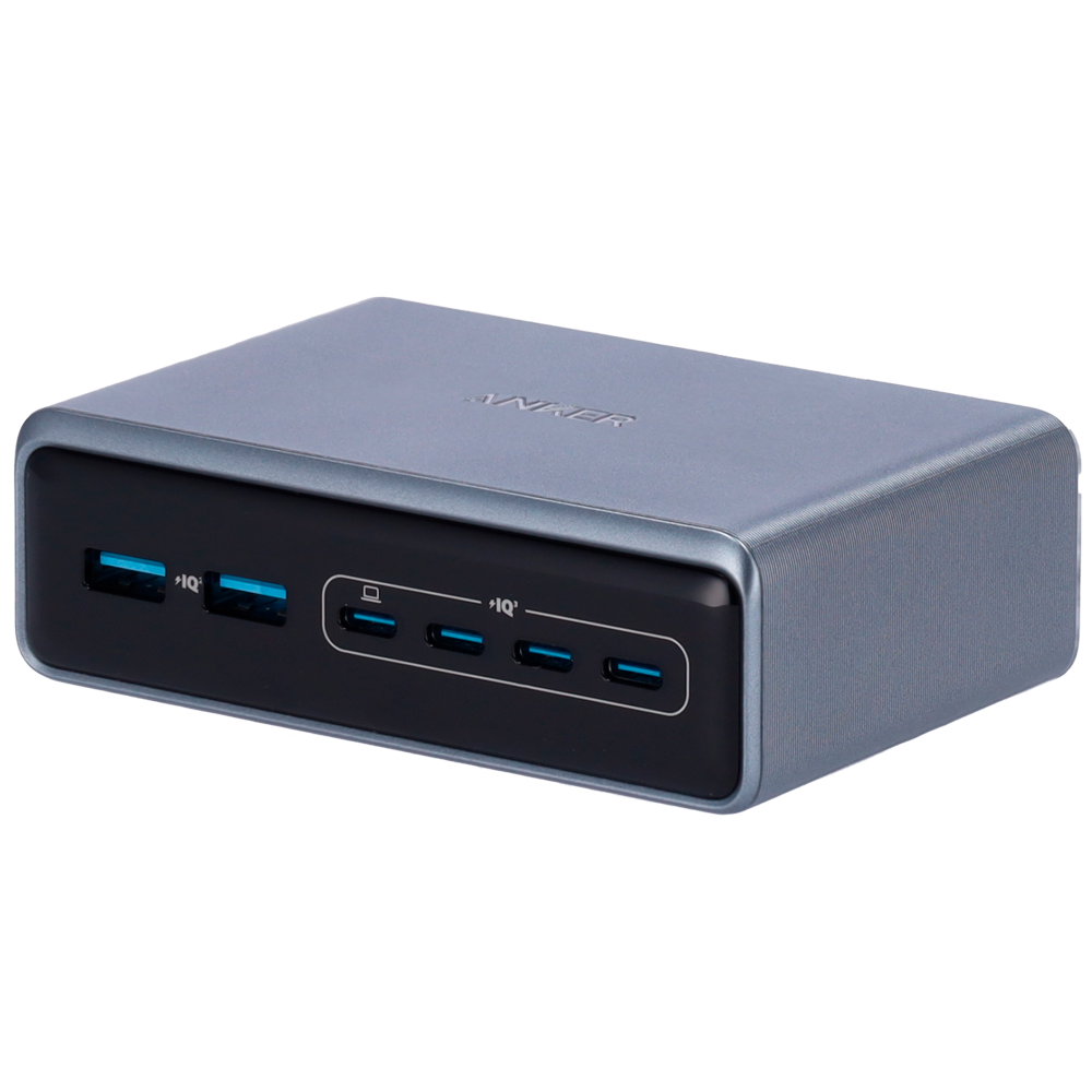 ANKER ANK-268-WCHARGER-200W2A4C-B - Anker - Cargador de escritorio - Potencia 200W - Salidas 4x USB-C, 2x USB-A - Carga 4 dispositivos a la vez - Color negro | Tecnología GaNPrime - imagen 1