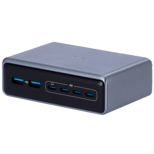ANKER ANK-268-WCHARGER-200W2A4C-B - Anker - Cargador de escritorio - Potencia 200W - Salidas 4x USB-C, 2x USB-A - Carga 4 dispositivos a la vez - Color negro | Tecnología GaNPrime - imagen 1