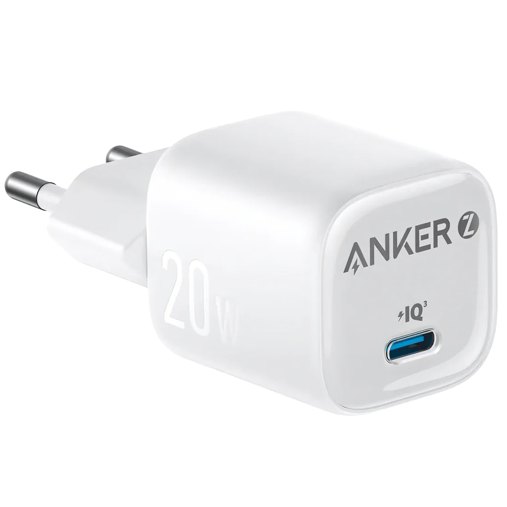 ANKER ANK-2699-20W1C-W - Anker - Cargador USB - Potencia 20W - Carga rápida - Salidas 1x USB-C - Color blanco | Tamaño pequeño y ligero