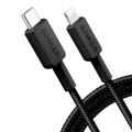 ANKER ANK-322-USBC-LGT-180-B - Anker - Cable USB2.0 - USB-C a Lightning - Cable de nylon trenzado - Longitud 1.8m - Carga rápida | Color negro