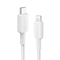 ANKER ANK-322-USBC-LGT-90-W - Anker - Cable USB2.0 - USB-C a Lightning - Cable de nylon trenzado - Longitud 0.9m - Carga rápida | Color blanco - imagen 1