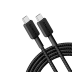 ANKER ANK-322-USBC-USBC-180-B - Anker - Cable USB2.0 - USB-C a USB-C - Cable de nylon trenzado - Longitud 1.8m - Carga rápida 60W | Color negro - imagen 1