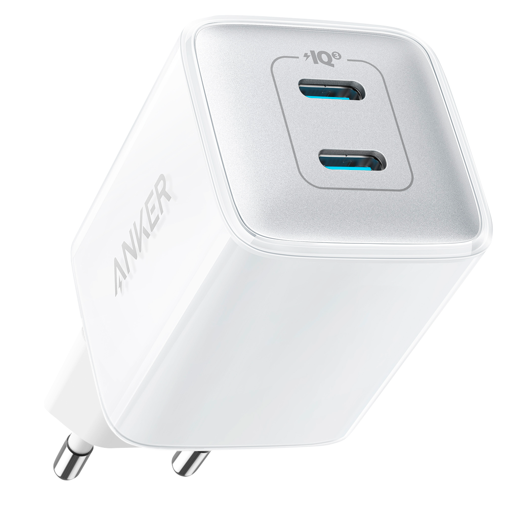 ANKER ANK-521-WCHARGER-40W2C-W - Anker - Cargador USB - Potencia 40W - Carga rápida - Salidas 2x USB-C - Color blanco - imagen 1
