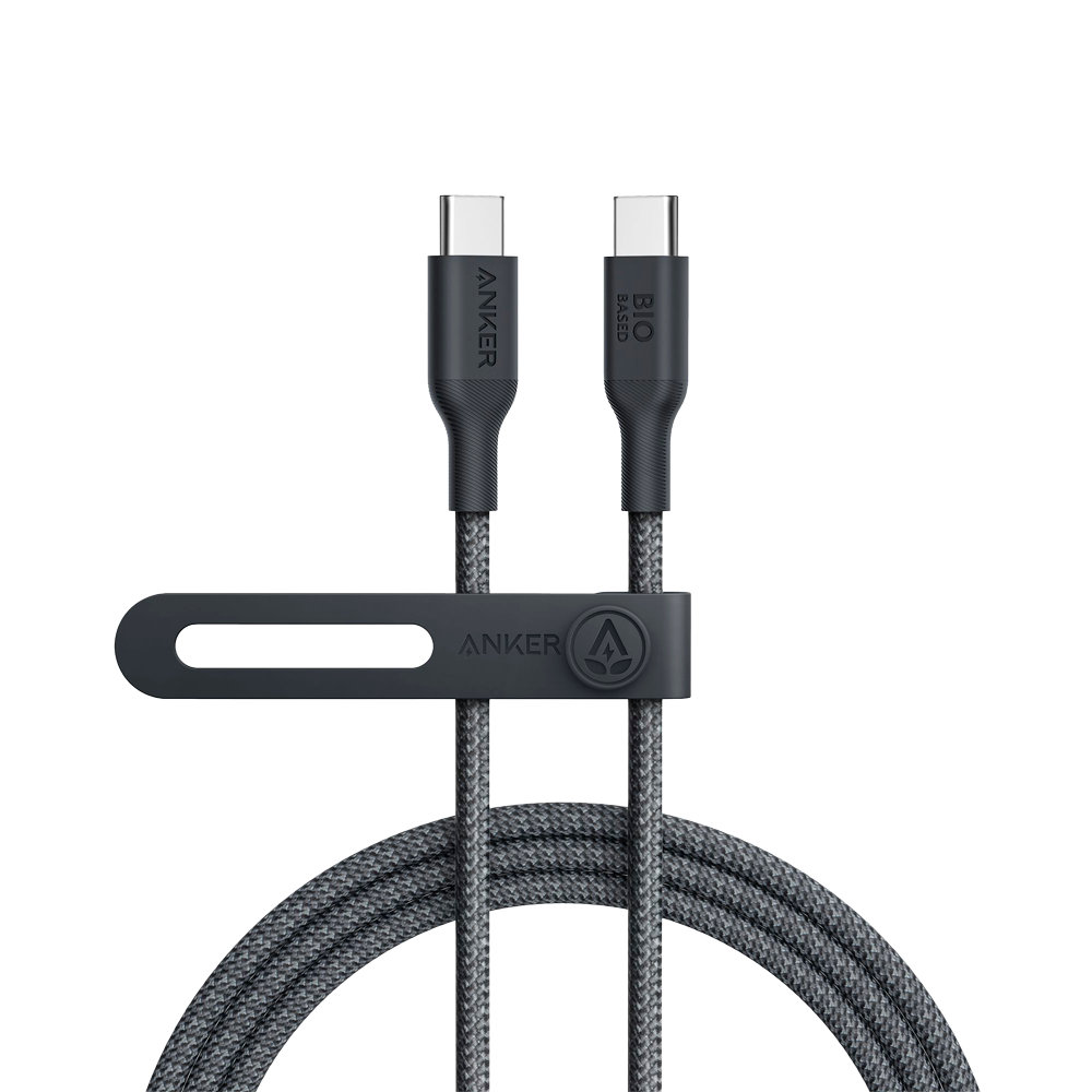 ANKER ANK-544-USBC-USBC-180-B - Anker - Cable USB2.0 - USB-C a USB-C - Cable de Bio-Nylon trenzado - Longitud 1.8m - Color negro - imagen 1